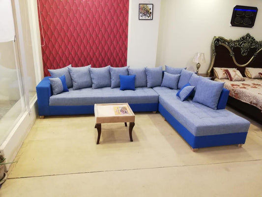 L Shape Sofa Set – Modern Luxury Corner Sofa for Living Room