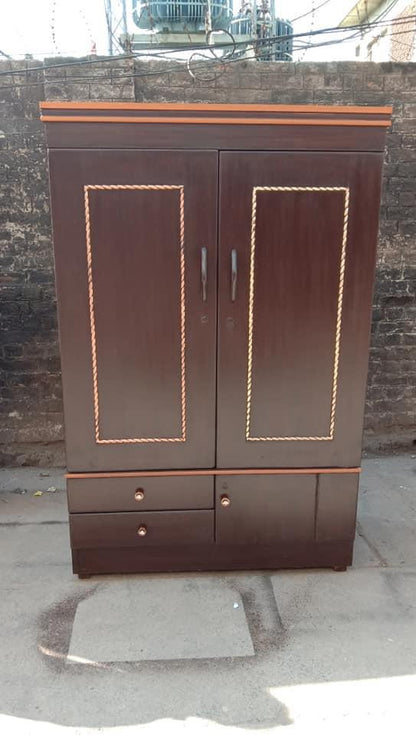 2Door Wardrobe, Wooden Polished