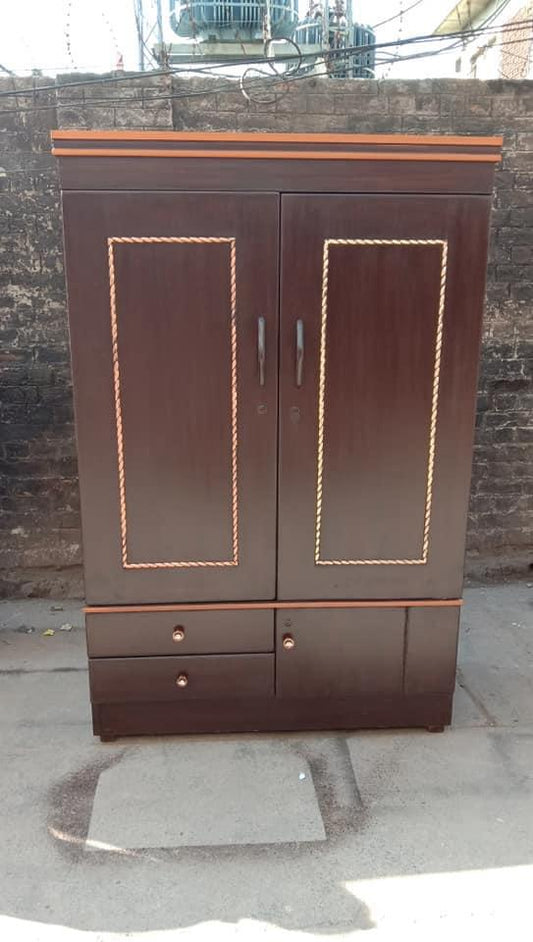 2Door Wardrobe, Wooden Polished