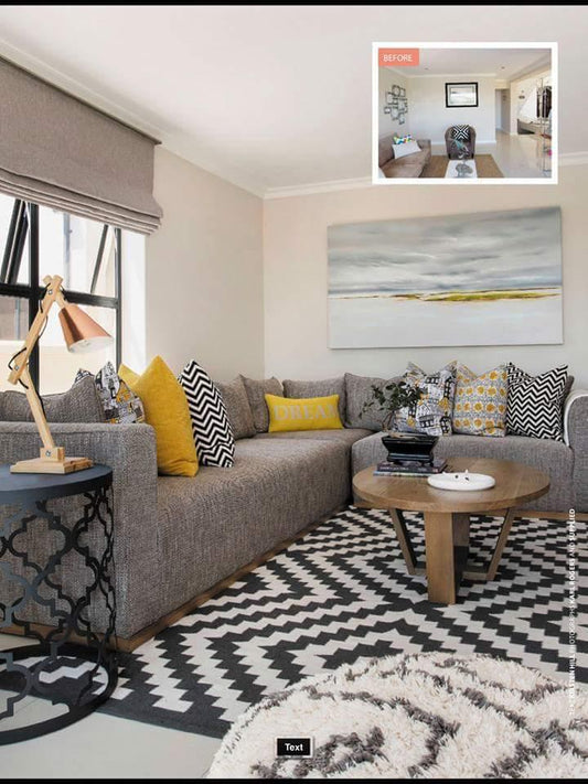 L Shape Sofa Set – Modern Luxury Corner Sofa for Living Room