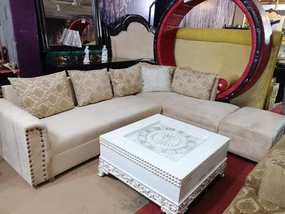 L Shape Sofa Set – Modern Luxury Corner Sofa for Living Room
